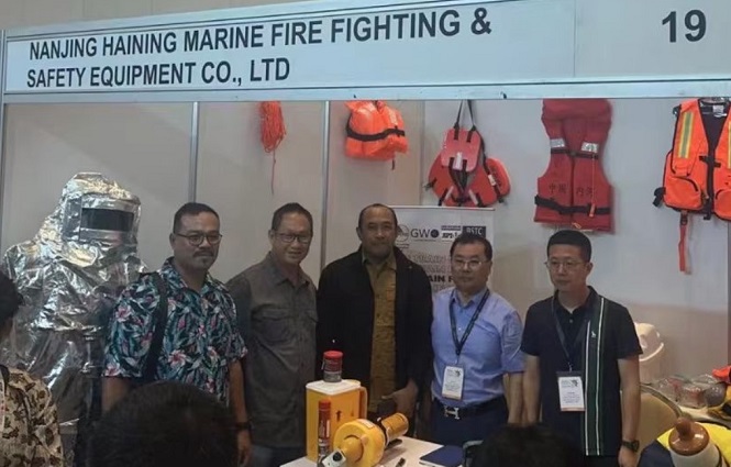 Mr. Eko, Director of Department  BTKP , visits our booth.